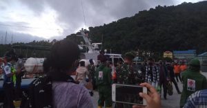 Kapal Feri Sandar Perdana Sejak Pademi Covid-19