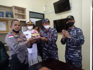 TNI AL Bersama Polri Keamanan Semakin Kondusif