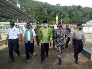 Bupati Anambas Sambut Kedatangan KMP Bahtera Nusantara 01