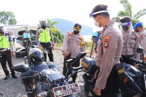 Wakapolres Cek Kondisi Kendaraan Bermotor Personil Polres Anambas