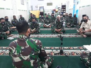 Jelang HUTKEMRI 75 Prajurit Lanal Tarempa Lakukan Zikir Bersama