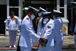 Perkuat Pertahanan Laut Natuna Utara, Lanal Tarempa Kukuhkan Babinpotmar