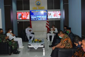 Danlanal Tarempa Resmikan Markas Komando