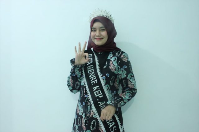 Deby Suryani Pemenang Runer UP 2 Perlombaan GenRe Kepri
