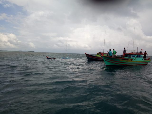 Kapal Nelayan Tenggelam Hendak Jual Ikan