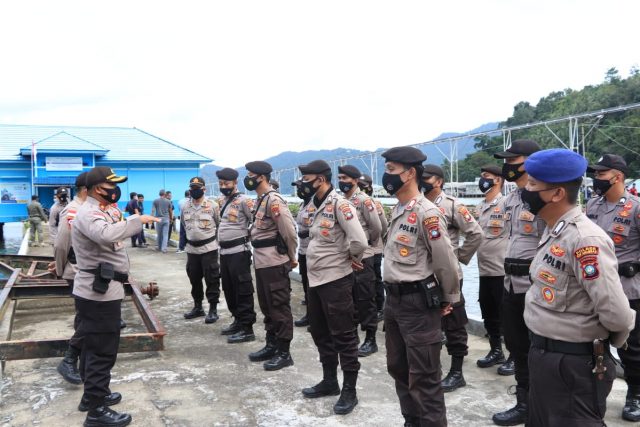 Polres Lakukan Pengamanan Aksi Unjuk Rasa