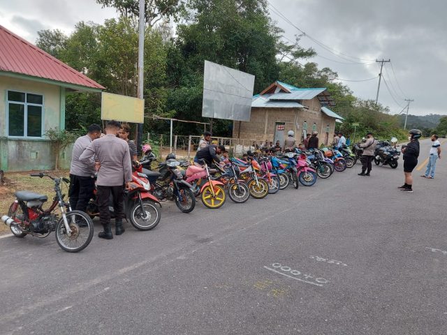 Warga Anambas Resah, 18 Unit Sepeda Motor Diamankan Polisi