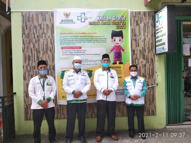 HUT Ke 5 Baznas Anambas Gelar Kegiatan Khitanan Gratis