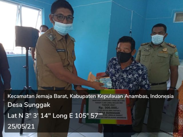 KPM Desa Sunggak Terima BLT DD Rp 300 Ribu