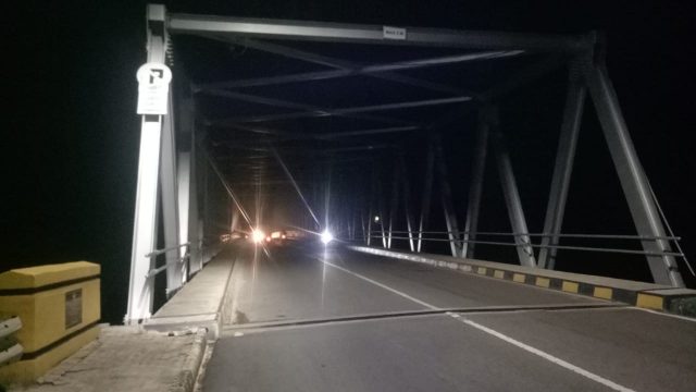 Jembatan Sei Carang Dibiarkan Gelap Gulita
