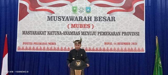 Mubes Pemekaran Provinsi Natuna Anambas Telah Digelar