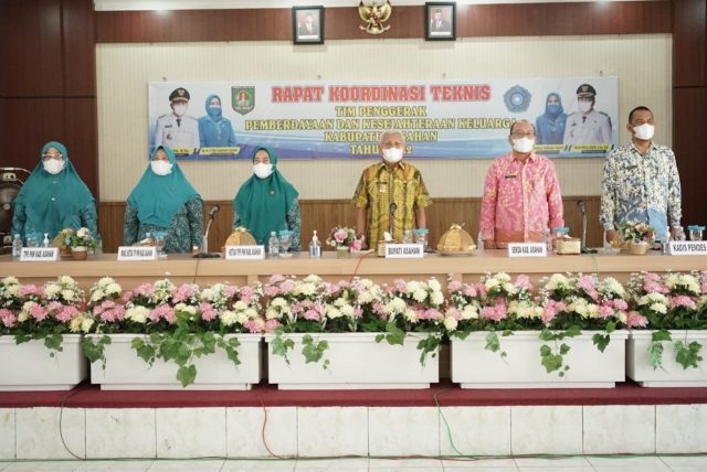 Buka Rakornis PKK Kabupaten Asahan Tahun 2022, Ini Pesan Bupati