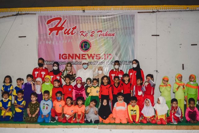 HUT Ke 2 Tahun Media IGNNews.id Gelar Lomba Mewarnai Tingkat TK di Anambas