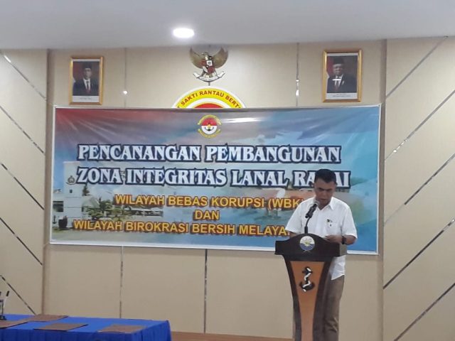 Bupati Apresiasi Pencanangan Pembangunan Zona Integritas Lanal Ranai