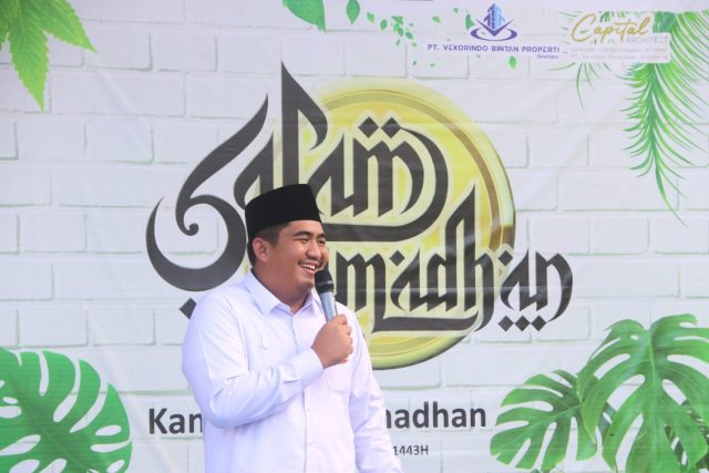 Tandatangani Prasasti, Roby Apresiasi Bazar Ramadhan Tanjung Uban
