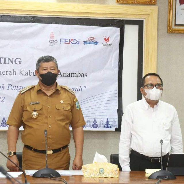 Bupati Kabupaten Kepulauan Anambas Abdul Haris, SH memimpin Rapat HIGH LEVEL MEETING (HLM)