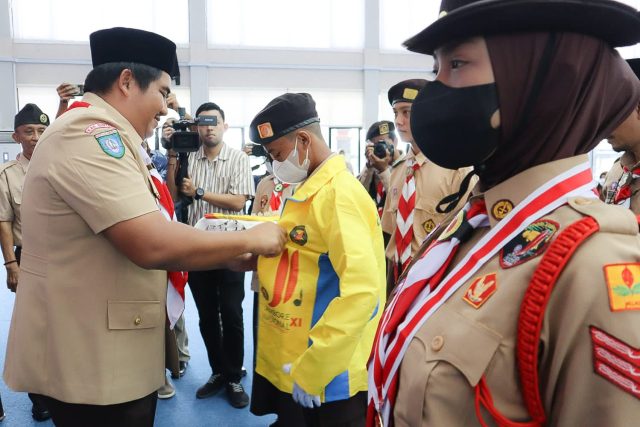 30 Orang Kontingen Kwarcab Bintan Menuju Jambore Nasional ke-XI