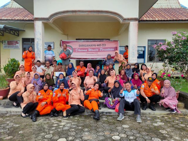 Kantor Sar Natuna Bagi Kebahagian Pada Warga Harapan Jaya Di HUT DWP ke 23