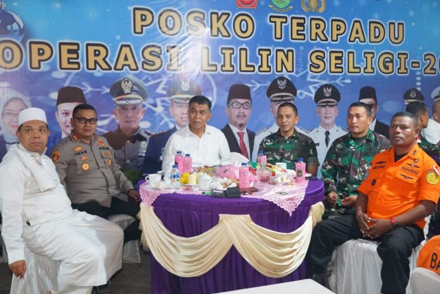 Bupati Tinjau Sejumlah Posko Terpadu Nataru 2023