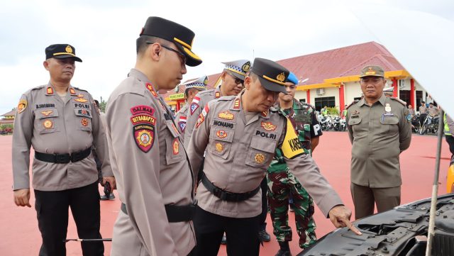 Operasi Keselamatan Seligi 2023 Dimulai, Kapolres Bintan AKBP Riky Iswoyo Lakukan Gelar Pasukan