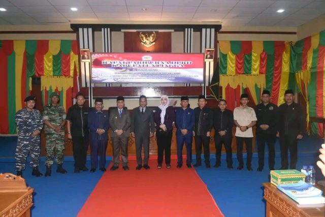 Ketua DPRD Lingga Pimpin Paripurna Pengunduran Diri Neko dan Seniy
