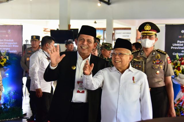 Wapres RI KH. Ma’ruf Amin Hadiri Pengukuhan H. Ansar Ahmad Sebagai Ketua KDEKS Kepri