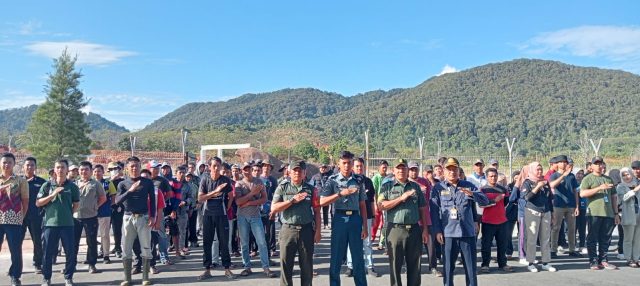 Bandar Udara Letung Laksanakan Padat Karya, Libatkan 60  Pekerja