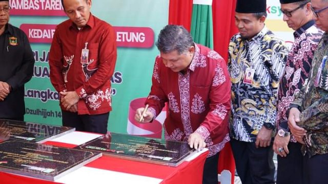 KCP Tarempa BRK Syariah Resmi Jadi Kantor Cabang, Ini Pesan Wakil Bupati