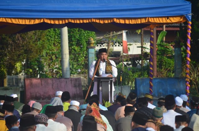 Roby Sampaikan Makna Keikhlasan Dan Kesabaran Pada Momen Salat Idul Adha
