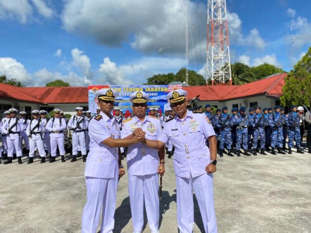 Kolonel Laut (P) Maman Nurachman Resmi Menjabat Danlanal Ranai