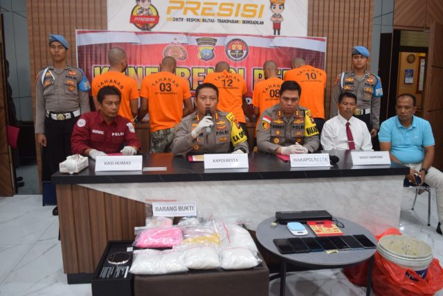 Narkotika Jenis Sabu dan Pil Ektasi Berhasil di Ungkap Polresta Tanjupinang