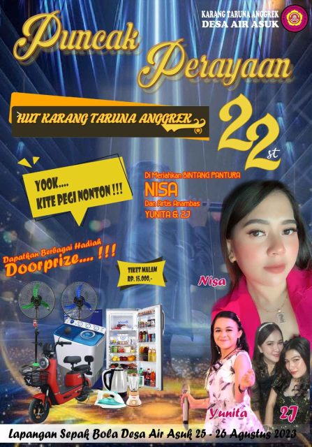 Artis Pantura Hiburkan Masyarakat Siantan Tengah