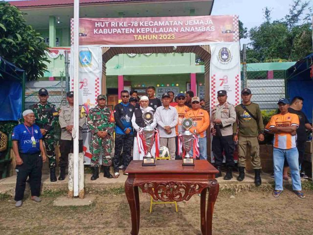 Kanit Binmas Polsek Jemaja Terus Lakukan Pengamanan Turnamen