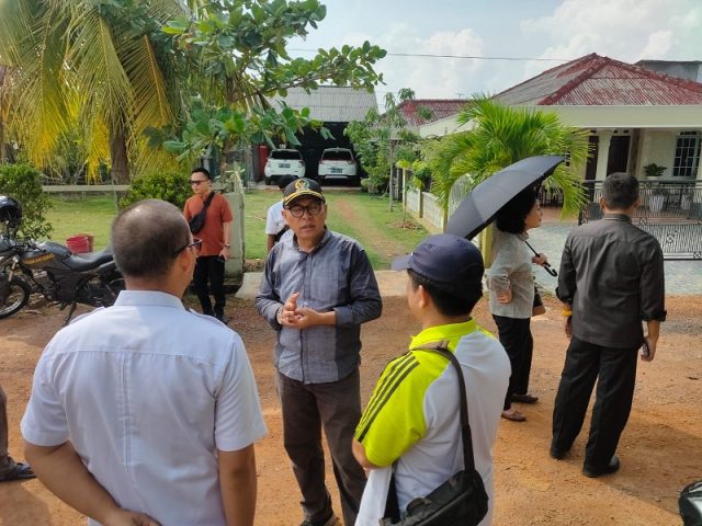 Komisi III Tinjau Rumah Warga Terdampak Pembangunan Polder Sei Jang