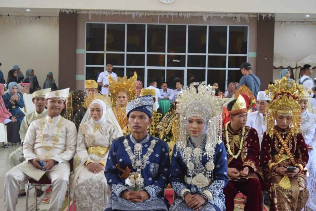 Pemko Tanjungpinang Gelar Delapan Pasang Nikah Masal