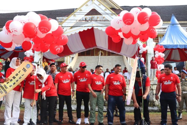 Lomba Gerak Jalan Tri Lomba Juang Kabupaten Bintan Semarakkan HUT RI Ke-78