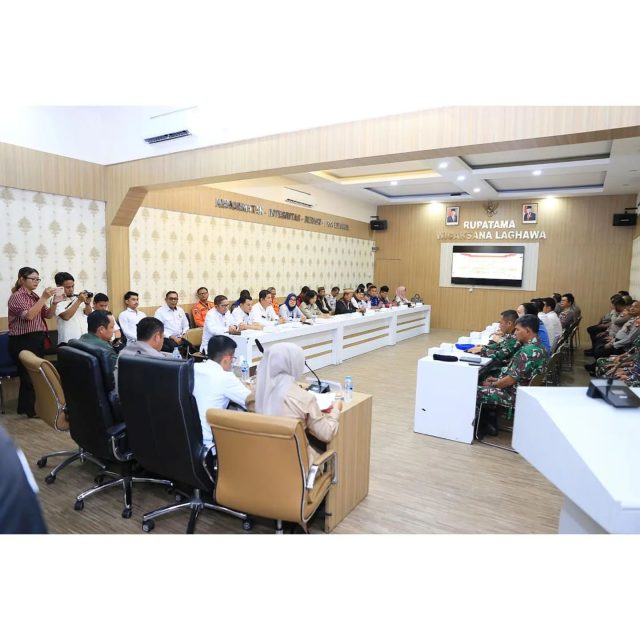 Hasan Rapat Lintas Sektoral Pengamanan Pemilu Serentak Tahun 2024