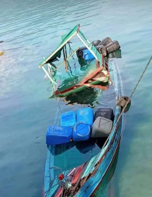 Speedboat Tabrak Lari Pompong Nelayan Hingga Tenggelam