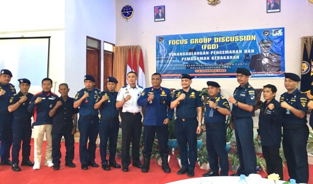 Lakukan Penanganan Pencemaran Laut Dan Pemadaman Kebakaran, PPLP Tanjunguban Gelar FGD Bersama Stakeholder