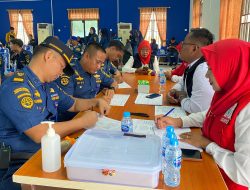 HUT KPLP & PPLP, Personil PPLP Tanjunguban Bersama TNI Polri Antusias Donor Darah