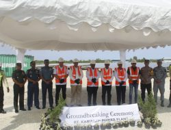 Bupati Karimun Aunur Rafiq Hadiri Ground Breaking Ceremony Perusahaan Suplaier Listrik PT.KPP