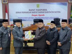 Seluruh Fraksi Menerima Dan Menyetujui Ranperda LPP APBD Natuna 2023 Jadi Perda