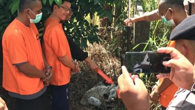 Lengkapi Berkas Kasus Pemalsuan Surat Tanah Hasan Cs, Polres Bintan Lakukan Rekonstruksi Perkara Di Kilometer 23