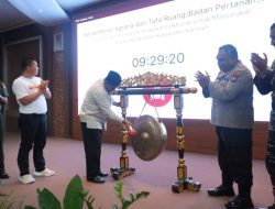 Bupati Karimun Bersama Kepala BPN karimun Launching Sosialisasi Sertifikat Elektronik