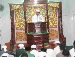 Bupati Karimun Jadi Khatib Pelaksanaan Shalat Idul Adha Di Masjid Ibadurrahman Sungai Lakam Barat