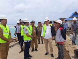 Bupati Wan Siswandi Pinta Rehabilitasi Pelabuhan Perintis Midai Segera Rampung