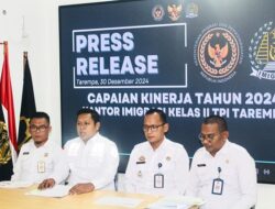 Imigrasi Tarempa Mengamankan 6 WNA Ilegal Sepanjang 2024