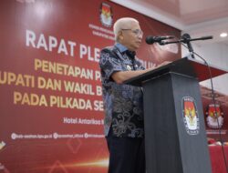 KPU Kabupaten Asahan Tetapkan Pasangan Calon Bupati dan Wakil Bupati Terpilih Kabupaten Asahan Tahun 2025