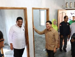 Puncak Perayaan HPN Ke-79, PWI Bintan Serahkan Bantuan Rumah Baru Untuk Fahrul Rozi Warga Ekang Anculai