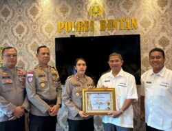 KPPN Tanjungpinang Award Berikan Penghargaan Ke Polres Bintan Sebagai Satker Terbaik 2024